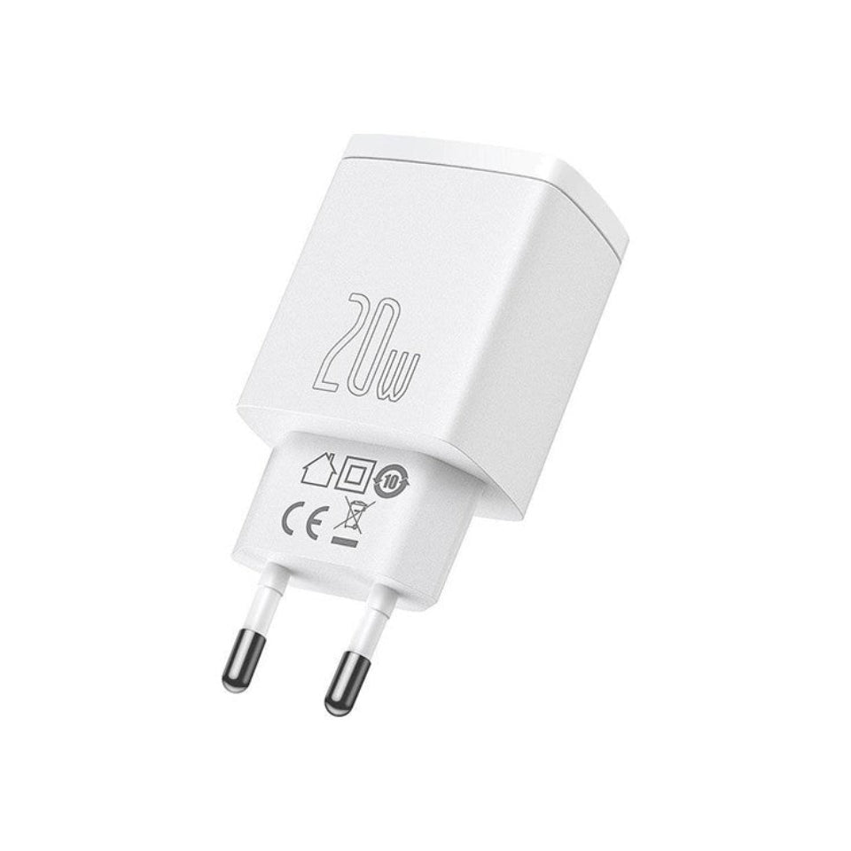 Baseus Compact 20W USB + Type-C Çıkışlı Qc3.0 Hızlı Şarj