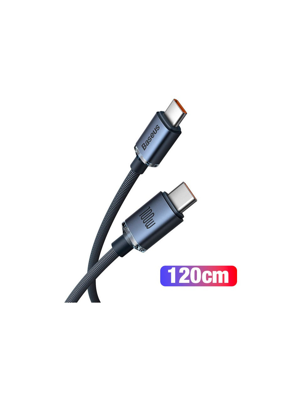 Baseus Crystal Shine 100W Type-C To Type-C Hızlı Şarj Kablo