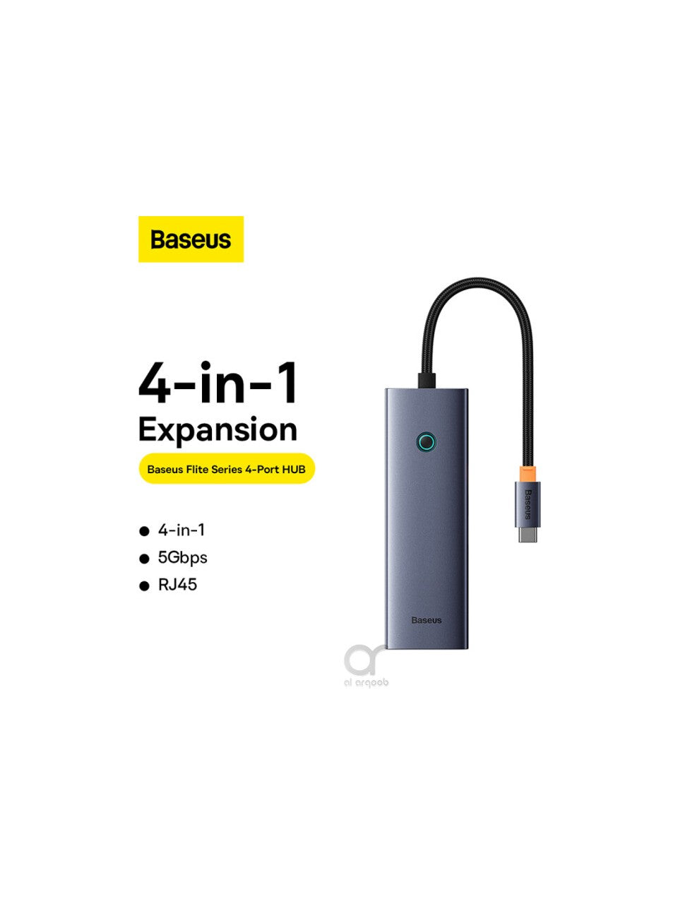 Baseus Ultrajoy Serisi 4in1 Hubtype-C Usb-C, Usb3.0 X3 , +
