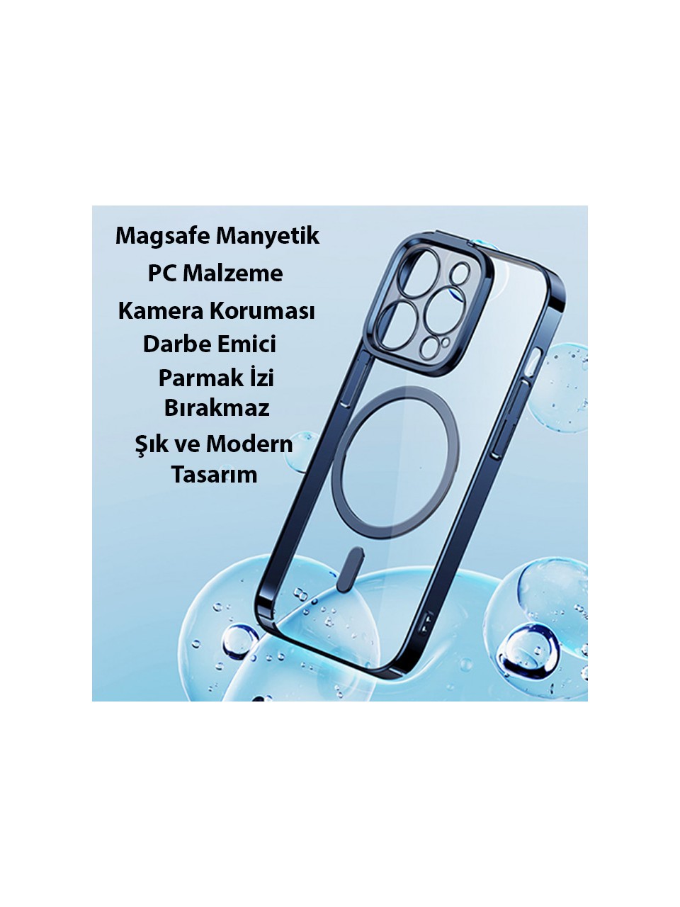 Baseus Glitter iPhone 14 Pro 6.1 Magsafe Silikon Kılıf +