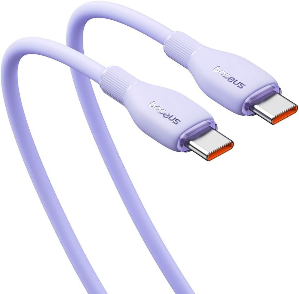 Baseus Pudding Series Type-C to Type-C 100W PD Hızlı Şarj Kablosu 2 Metre