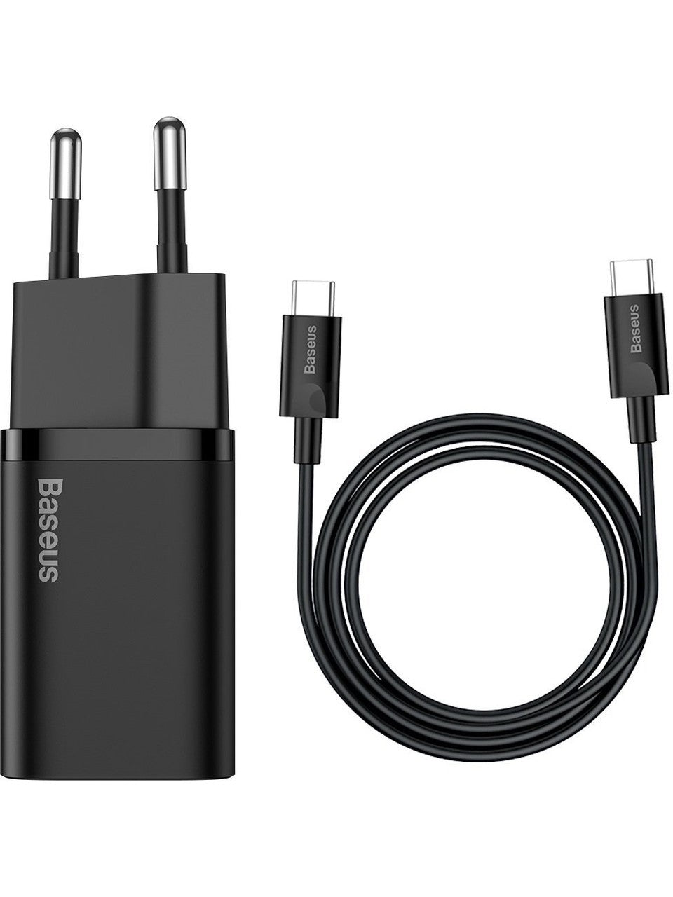 Baseus SuperSi – 25W Hızlı Şarj Adaptörü + Type-C to Type-C
