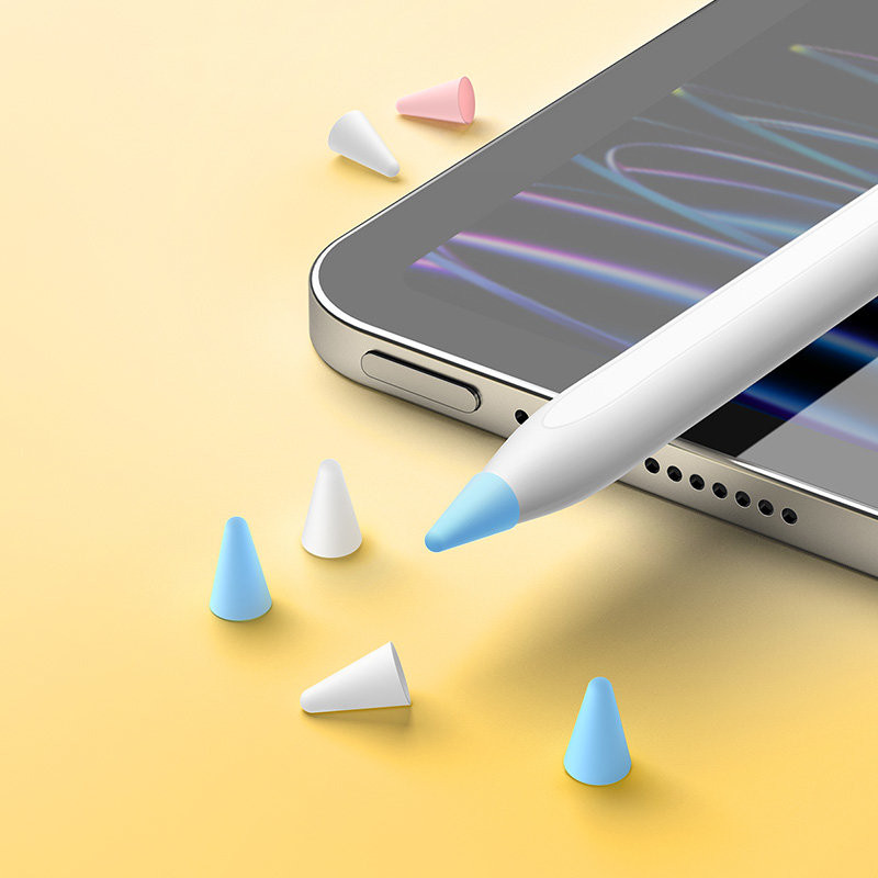 Baseus Smooth Writing Apple Pencil ve Stylus Uyumlu Silikon Kalem Ucu Koruyucu – 12’li Set