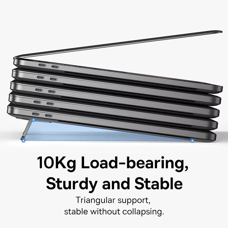 Baseus Ultra Mini Laptop Standı – 5mm, Katlanabilir, Yapışkanlı, 2 Adet