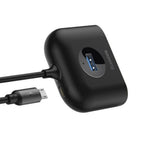 Baseus CAHUB-AY01 Square Round 4in1 USB Hub Adaptör (USB 3.0