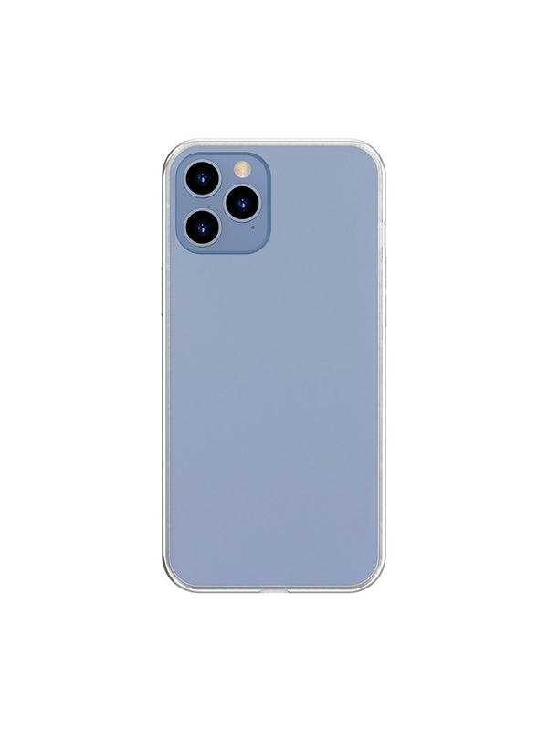 Baseus Frosted iPhone 12 / 12 Pro 6.1" Buzlu Cam Kılıf – Silikon Çerçeve, Beyaz