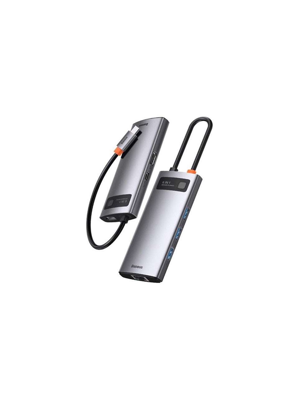 Baseus Metal Gleam Series 6in1 Type-C Hub Adaptör Çoklayıcı