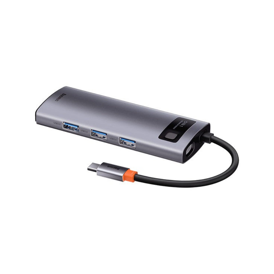 Baseus Metal Gleam Series 5in1 Type-C Hub Adaptör Çoklayıcı