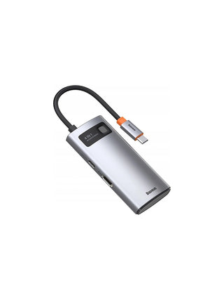 Baseus Metal Gleam Series 4'ü 1 Arada USB-C Hub – 4K HDMI, 100W PD, USB 3.0