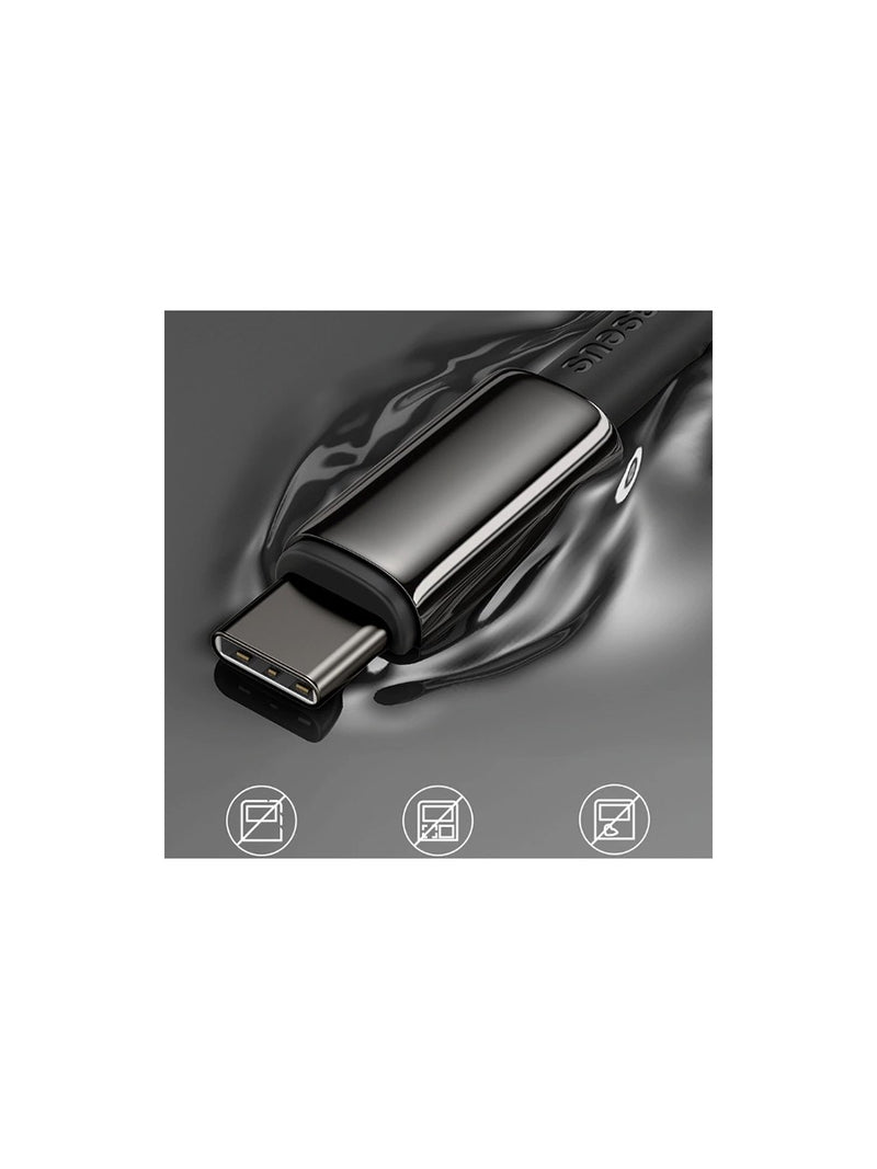 Baseus Tungsten Gold 100W Type-C to Type-C Hızlı Şarj Kablosu