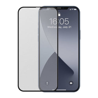 Baseus iPhone 12 Pro Max 6.7" Tam Ekran Buzlu Temperli Cam – 2'li Set