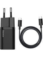 Baseus SuperSi – 25W Hızlı Şarj Adaptörü + Type-C to Type-C