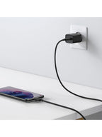 Baseus SuperSi – 25W Hızlı Şarj Adaptörü + Type-C to Type-C