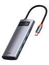 Baseus Metal Gleam 5'ı 1 Arada Type-C Hub Dock Station