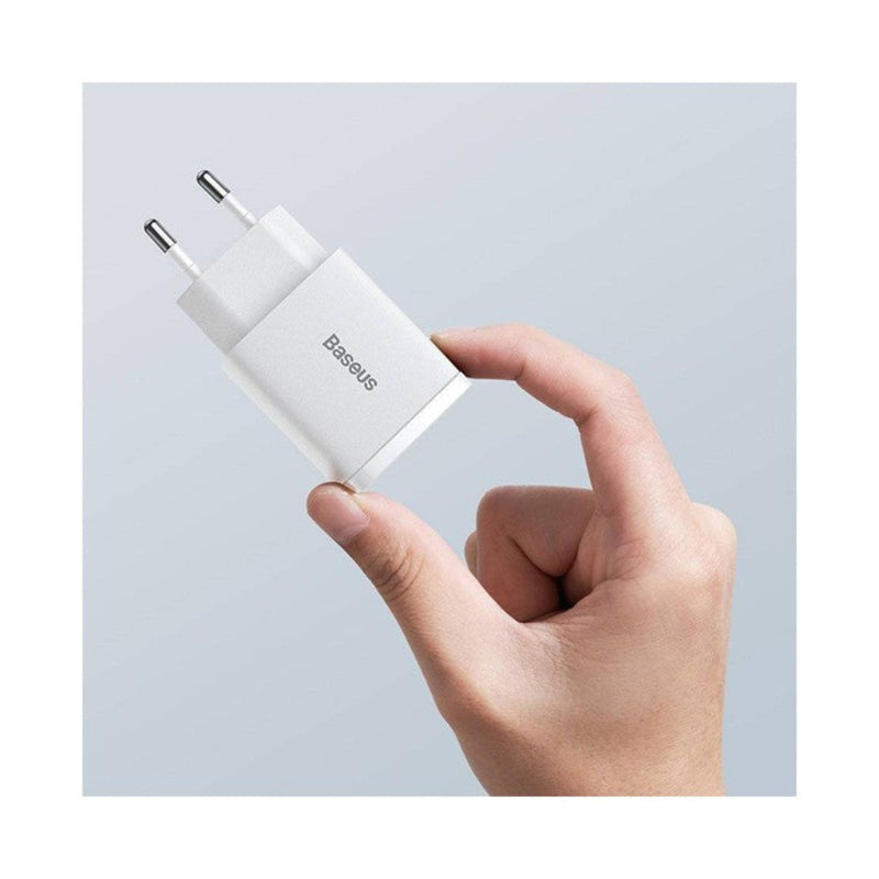 Baseus Compact 20W Hızlı Şarj Adaptörü (USB + Type-C)