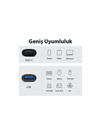 Baseus Type-C To USB 3.1  Dönüştürücü Adaptör Mini Otg
