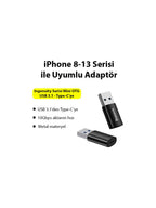 Baseus USB 3.1 To Type-C Dönüştürücü Adaptör Mini Otg Baseus