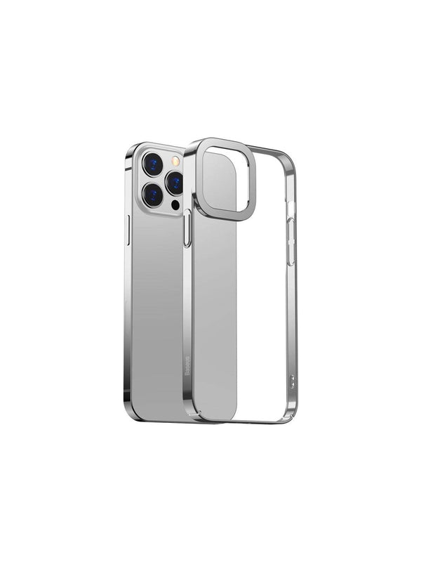 Baseus Glitter iPhone 13 Pro Kılıf – Renkli Kenar Şeffaf