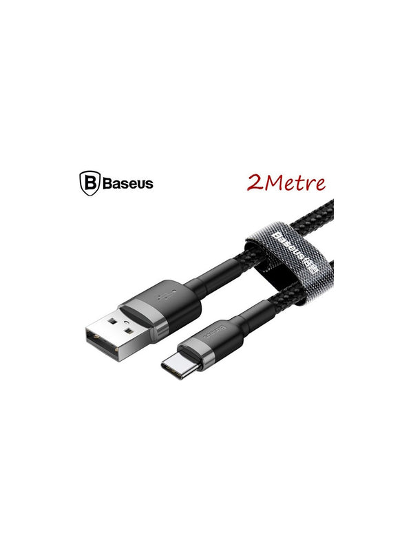 Baseus Cafule USB to Lightning Hızlı Şarj Kablosu – 2 Metre, 2.4A, Kevlar Örgü