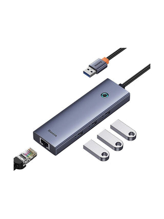 Baseus Ultrajoy 4'ü 1 Arada (Hub Usb) 3.0, Usb-A ve RJ45