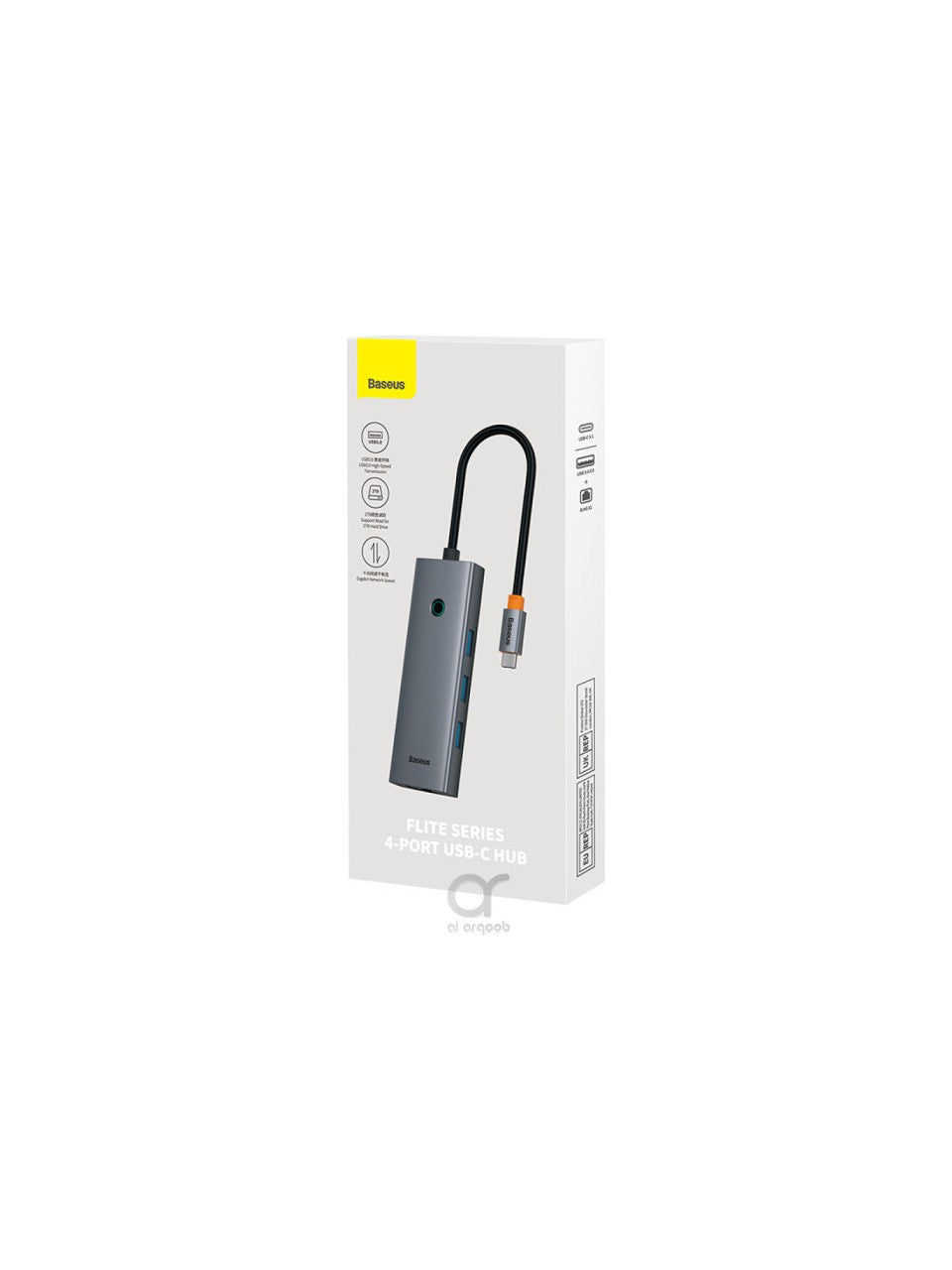 Baseus Ultrajoy Serisi 4in1 Hubtype-C Usb-C, Usb3.0 X3 , +