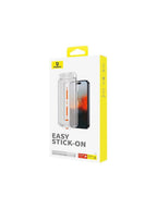 Baseus iPhone 15 Pro Max Safir Hd Temperli Cam Kolay Takma