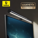Baseus i-wok 3 Monitör Işığı – Manyetik ScreenBar, 2700K-6000K, Dokunmatik Kontrol