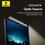 Baseus i-wok 3 Monitör Işığı – Manyetik ScreenBar, 2700K-6000K, Dokunmatik Kontrol