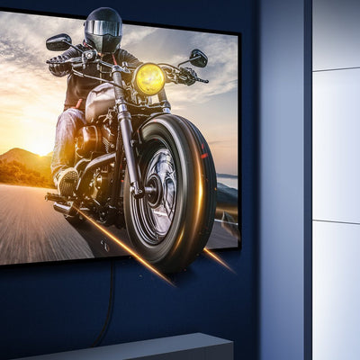 Baseus HDMI 2.1 8K 60Hz 4K 120Hz 48Gbps Yüksek Hızlı Görüntü ve Ses Aktarım Kablosu 3 Metre – Siyah