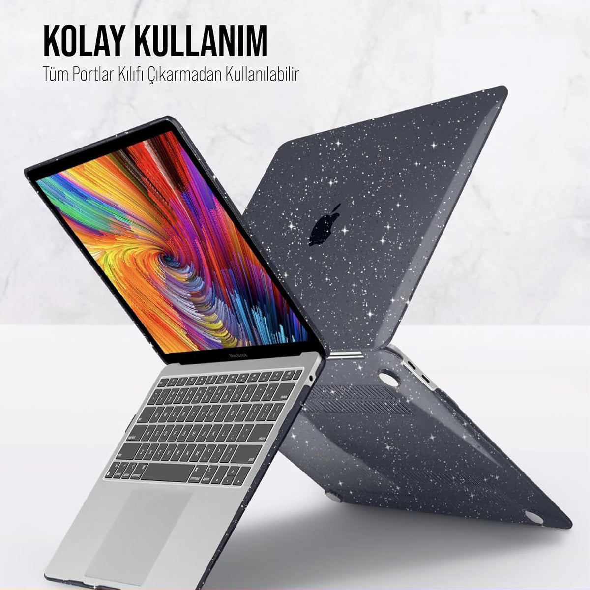 Macbook Air 13 inç Koruma Kılıfı Sert Kapak A2681/A3240/A3113/A3449
