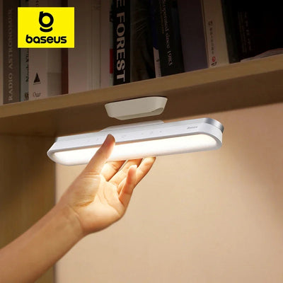 Baseus DGXC-02 Magnetic Stepless Dimming Pro Beyaz Manyetik Şarjlı LED Masa ve Dolap Lambası 3000K-5000K Ayarlanabilir Işık