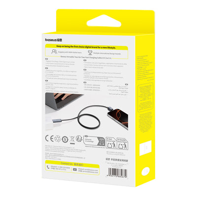 Baseus Versatile 4'ü 1 Arada 60W Hızlı Şarj Kablosu 1M – USB-A/Type-C to Type-C/Lightning