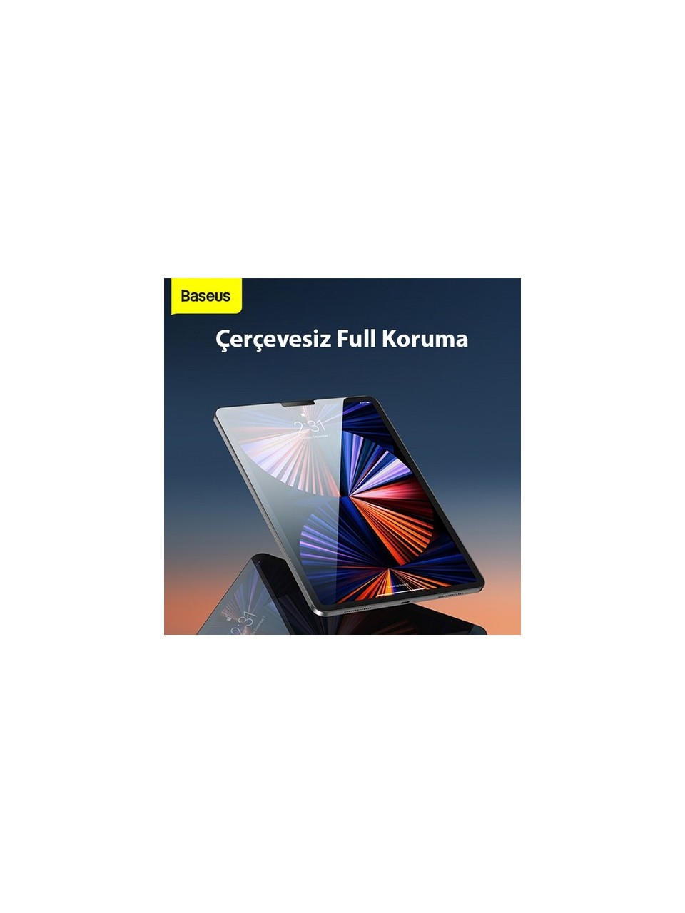 Baseus Ivoomi 4K Hd Çerçevesiz 0.3mm (2 Adet) Full iPad