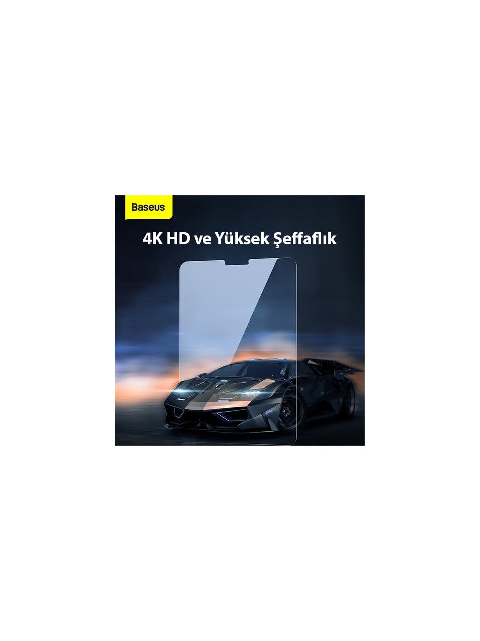 Baseus Ivoomi 4K Hd Çerçevesiz 0.3mm (2 Adet) Full iPad