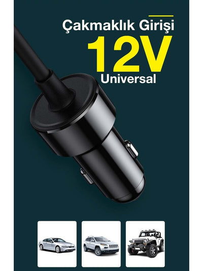 Baseus Araç Güç Kaynağı Istasyonu Inverter 5in1 150W