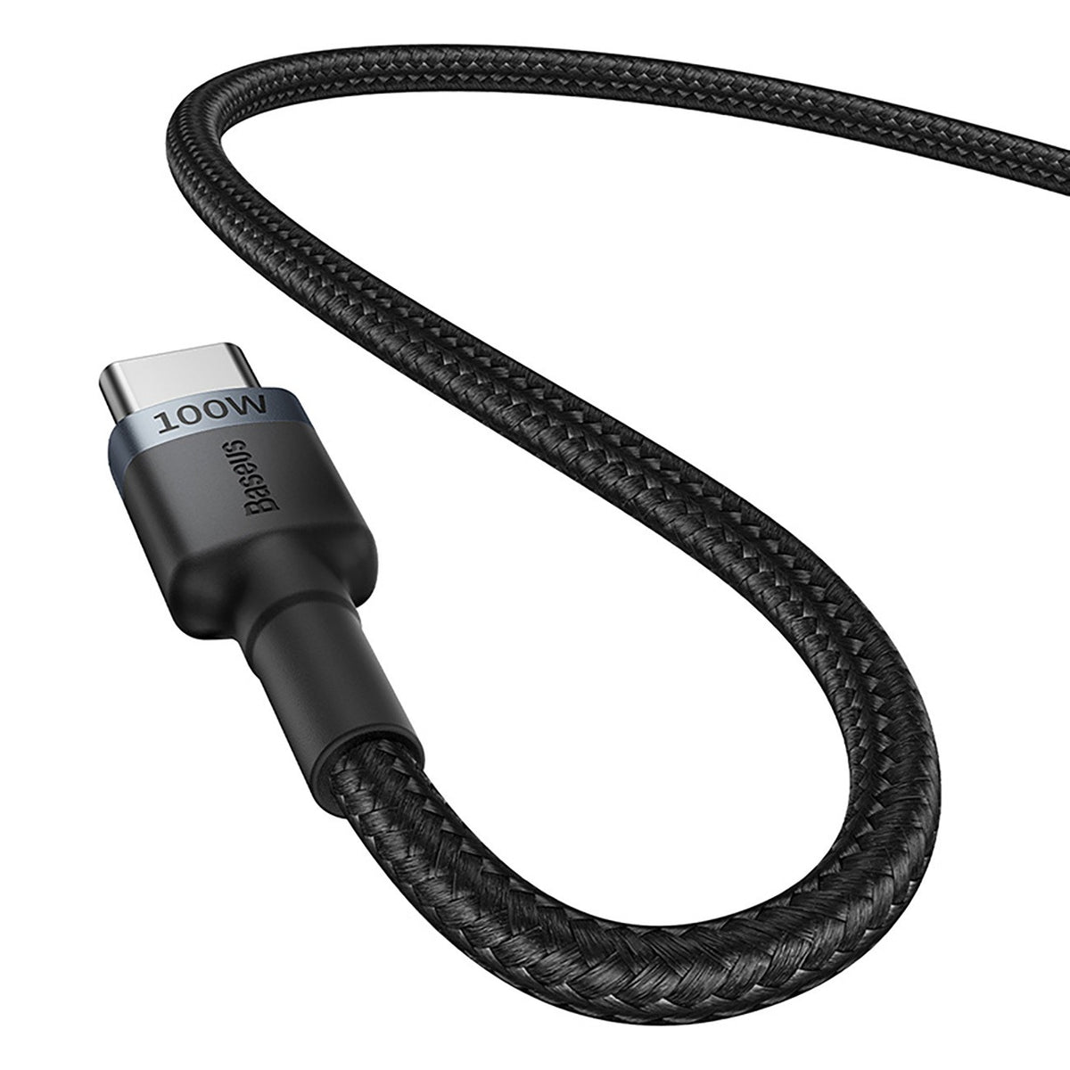 Baseus Cafule Type-C to Type-C 100W PD Hızlı Şarj Kablosu 2M – 5A, 480Mbps, Siyah