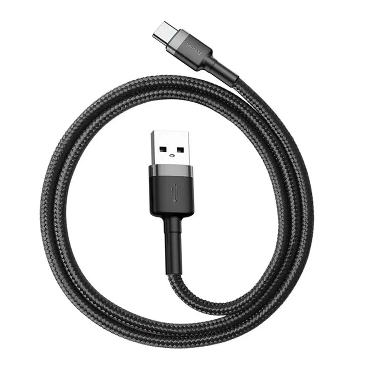 Baseus Cafule Series 2 Metre USB-A to USB-C Hızlı Şarj ve Data Kablosu 480 Mbps Örgülü