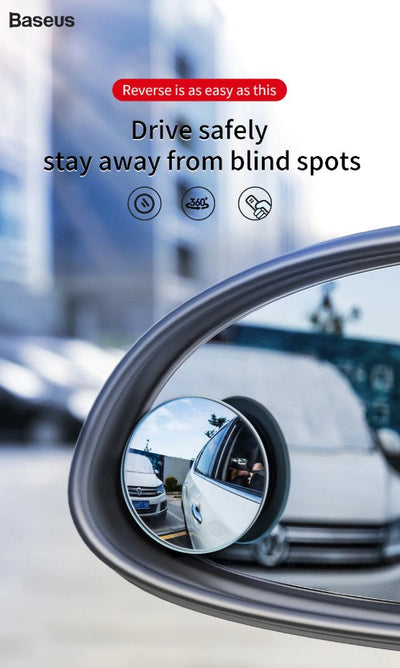 Baseus Full-Vision 2 Adet Mini Geri Görüş Aynası,Kör Nokta