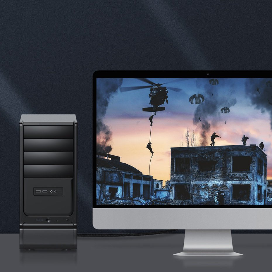 Baseus HDMI 2.1 8K 60Hz 4K 120Hz 48Gbps Yüksek Hızlı Görüntü ve Ses Aktarım Kablosu 3 Metre – Siyah
