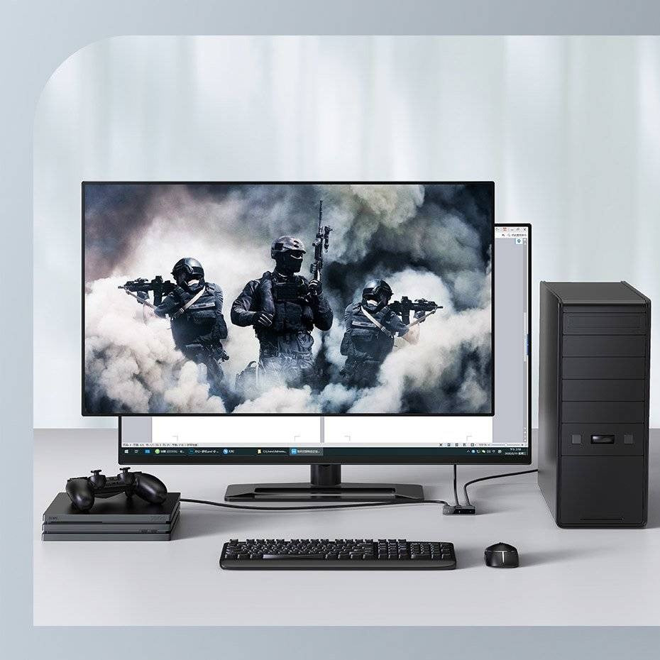 Baseus Matrix 4K 60Hz Çift Yönlü HDMI Dağıtıcı - Çoklayıcı Switch