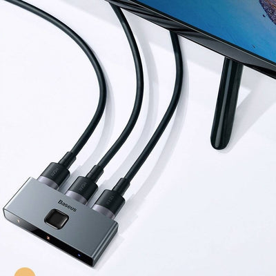 Baseus Matrix 4K 60Hz Çift Yönlü HDMI Dağıtıcı - Çoklayıcı Switch