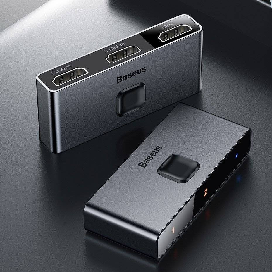 Baseus Matrix 4K 60Hz Çift Yönlü HDMI Dağıtıcı - Çoklayıcı Switch