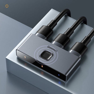 Baseus Matrix 4K 60Hz Çift Yönlü HDMI Dağıtıcı - Çoklayıcı Switch
