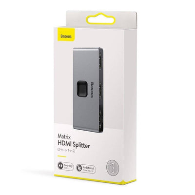 Baseus Matrix 4K 60Hz Çift Yönlü HDMI Dağıtıcı - Çoklayıcı Switch