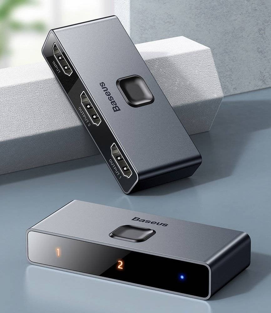 Baseus Matrix 4K 60Hz Çift Yönlü HDMI Dağıtıcı - Çoklayıcı Switch