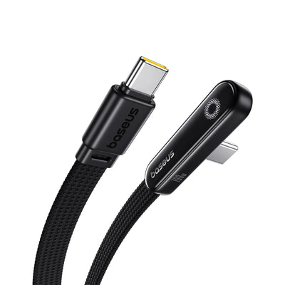 Baseus MVP 3 Type-C to Type-C 100W Hızlı Şarj Kablosu – 90° Oyuncu Tasarımı