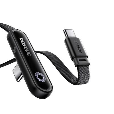 Baseus MVP 3 Type-C to Type-C 100W Hızlı Şarj Kablosu – 90° Oyuncu Tasarımı