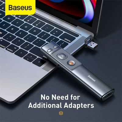 Baseus Orange Dot Wireless Presenter – Kırmızı Lazer