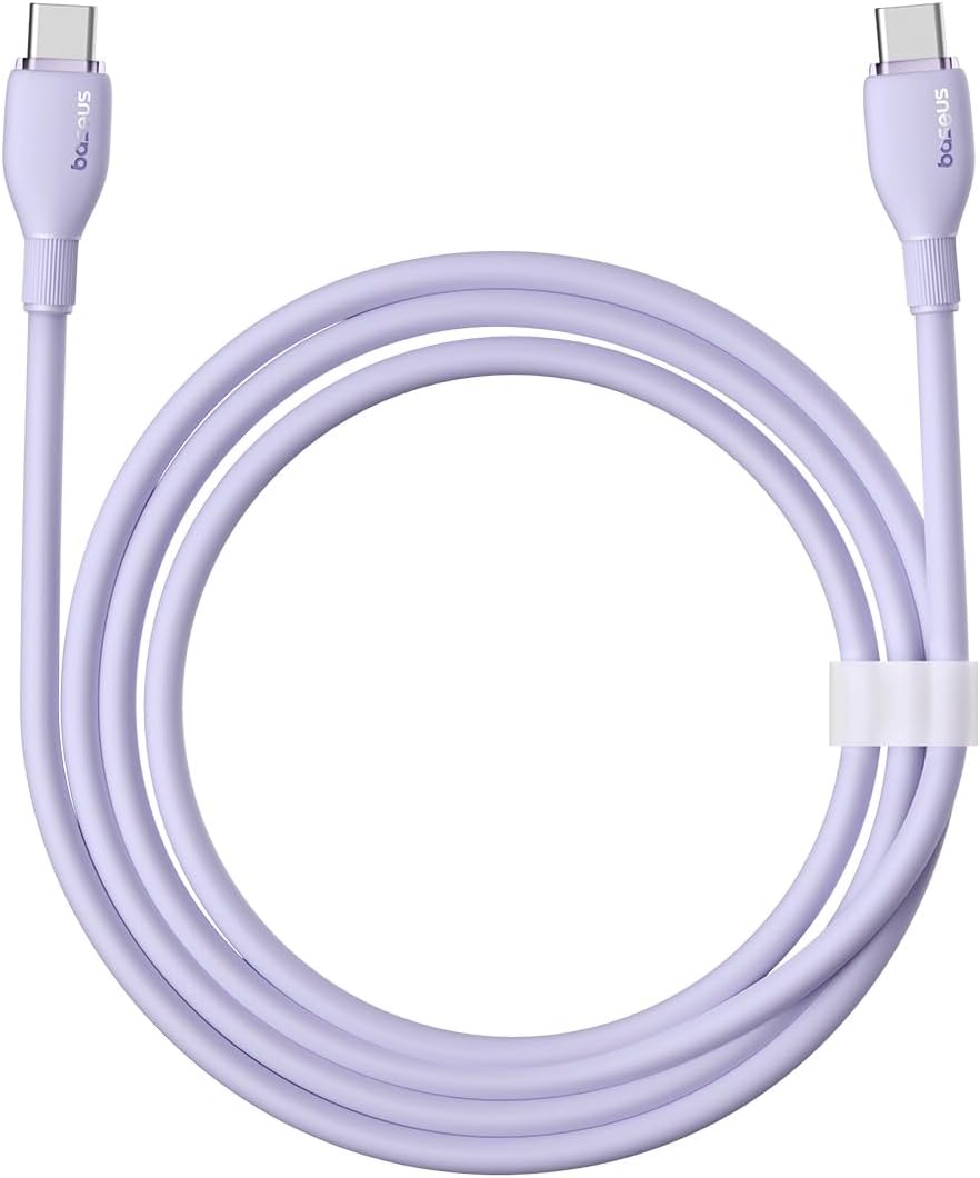 Baseus Pudding Series Type-C to Type-C 100W PD Hızlı Şarj Kablosu 2 Metre
