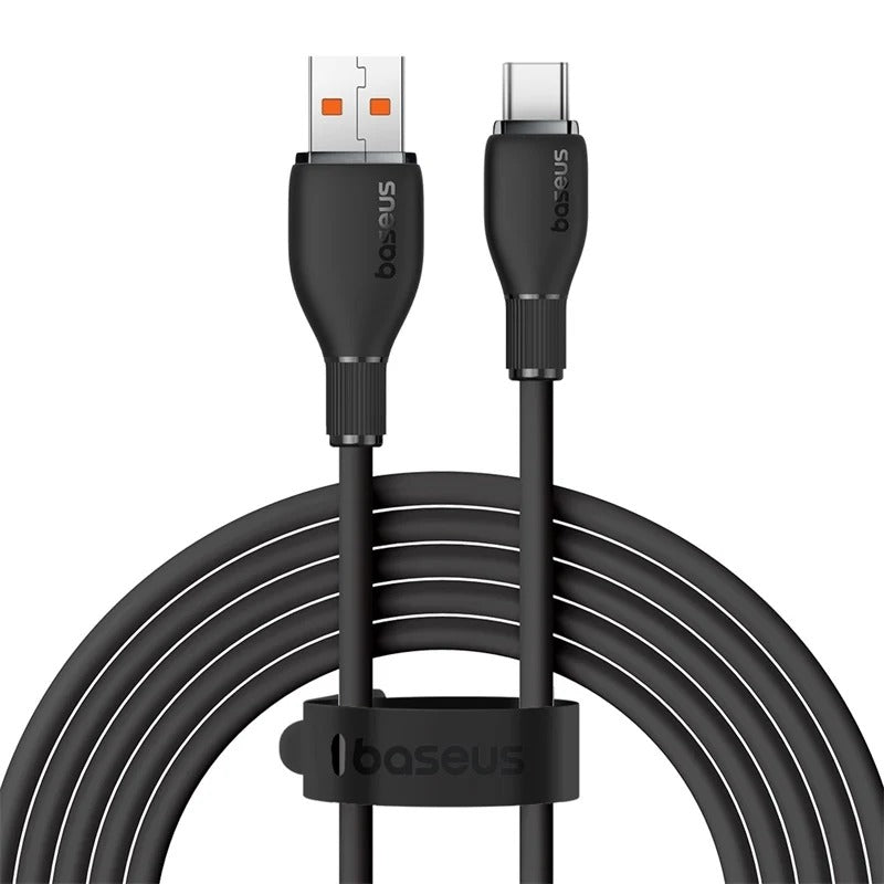 Baseus Pudding USB-A to Type-C 100W PD Hızlı Şarj Kablosu 1.2 Metre